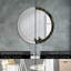 Huldar Glass Flat Wall Mirror
