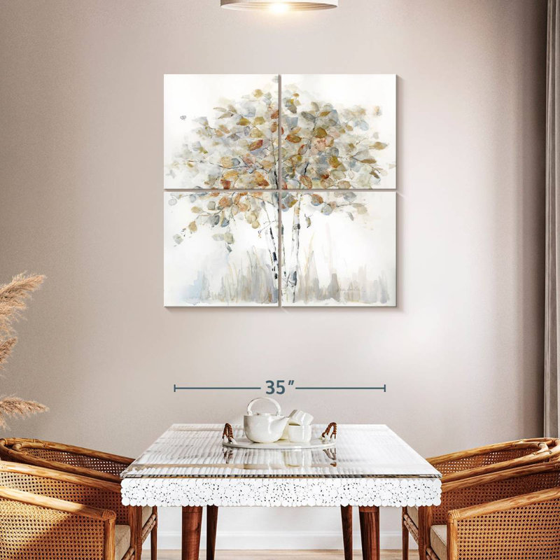 Harnek Birch Grove I, 38" H x 38" W