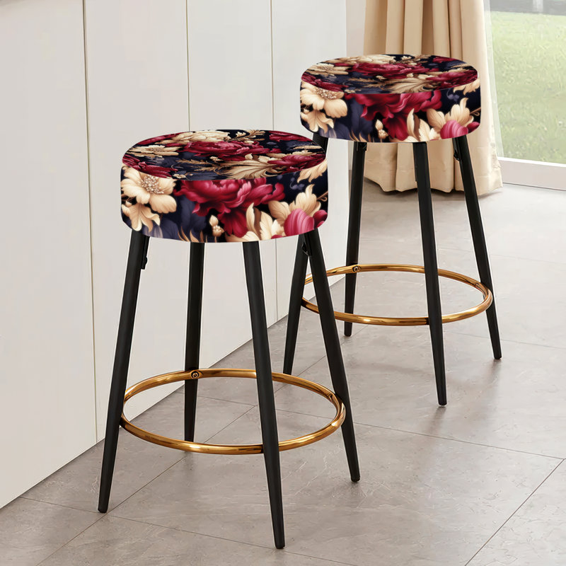 Ensemble de 2 tabourets de bar Regency