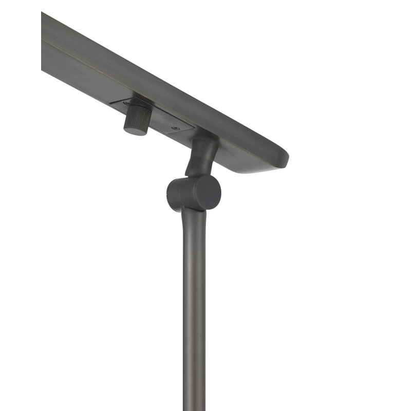 Lampe sur pied DEL Hanford, Bronze huilé, noir