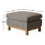 Repose-pieds rembourré en duvet d'oie Cami-782239668