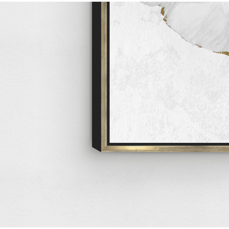 White Gold Peony Print by Oliver Gal, 30" H x 30" W