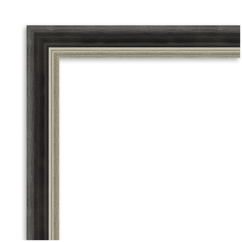 «Minimalist Black Highland Cow Close» par Michael Schauer, reproduction d'art encadrée
