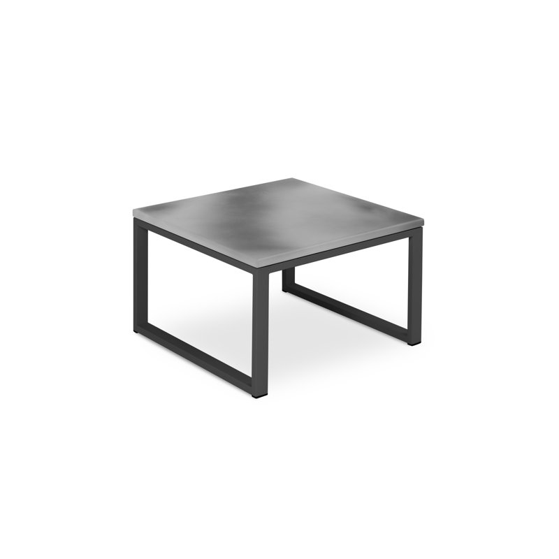Palantoni Rectangular Metal Outdoor Coffee Table , cm W cm D, Anthracite, 36cm H x 60cm W x 60cm D