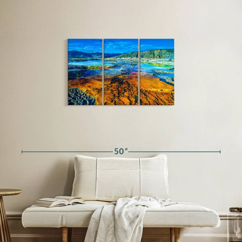 Alvord Yellowstone Mammoth Hot Springs, H 20 po x l 33 po