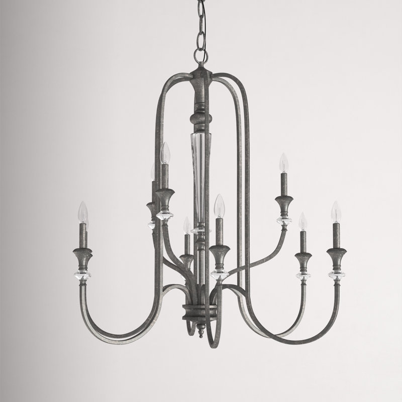 Lustre 9 lumières façon bougie Armona