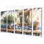 Blue and Green Kitchen Greek Kitchen - Ensemble de salon d'art mural de cuisine-1447485795