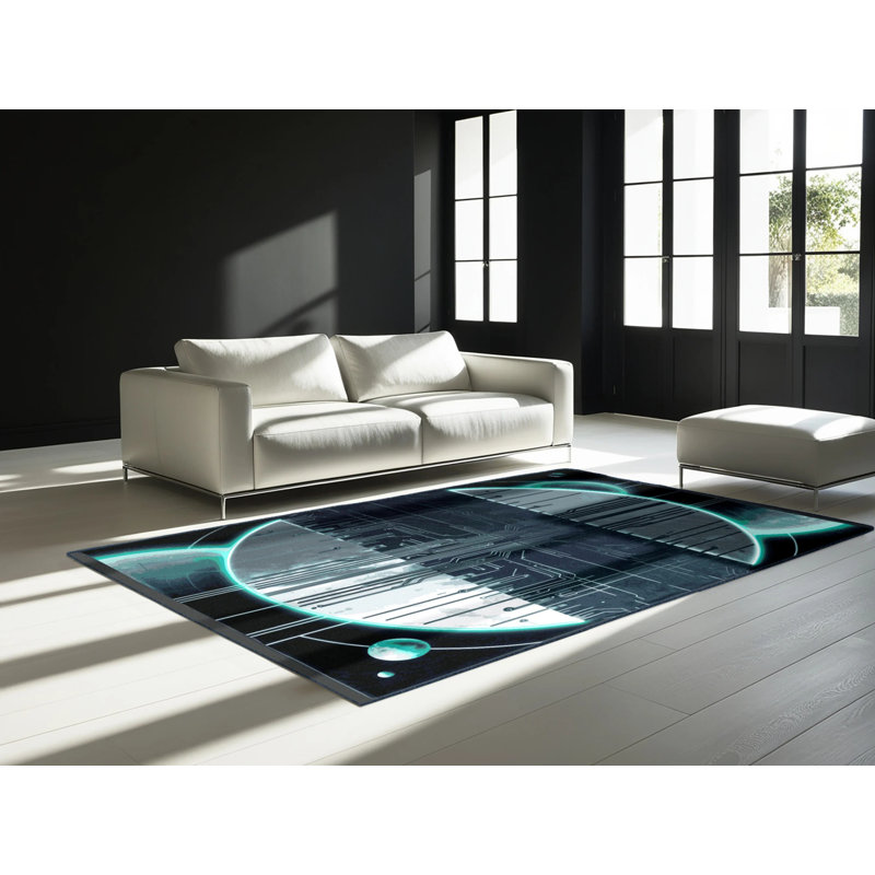 Pulsar Bloom Rug, Rectangle 8' x 12'