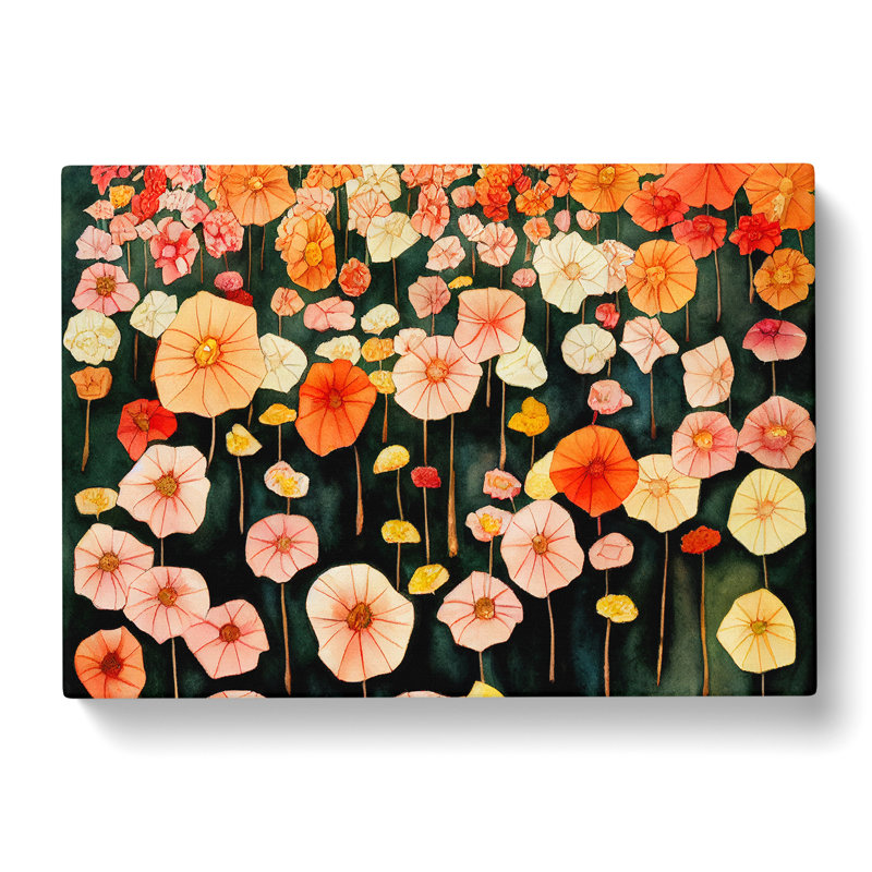 Epic Flower Market - Wrapped Canvas Print