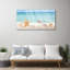 Art Sand Starfish Bottle 1 Piece Wall Art on Glass