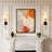 24.6in Traditional Sconces Armed Wall Mounted Sconce with Fabric Shade