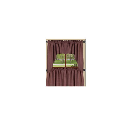 Chidsey Cotton Gingham Swag Window Valance