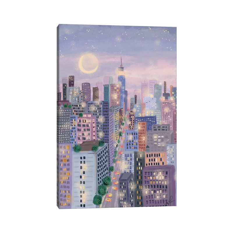 Cityscape I by Joy Laforme - Wrapped Canvas Print, 101.6 cm H x 66.04 cm W x 1.91 cm D