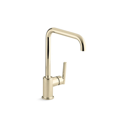 Purist Single-Hole Kitchen Sink Faucet with 8" Spout