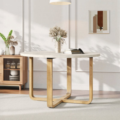 Table de salle à manger ronde en bois Arden