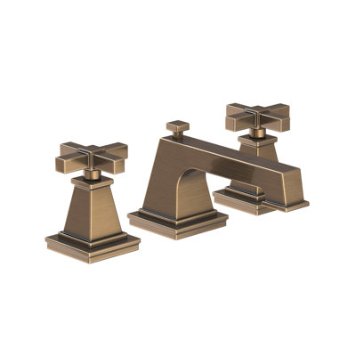 Malvina Widespread Bathroom Faucet with Drain Assembly