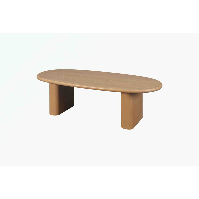Single Coffee Table, Natural Wood