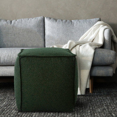 Pouf carré de 20 po de largeur