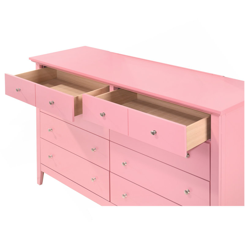 Charmante commode décontractée rose