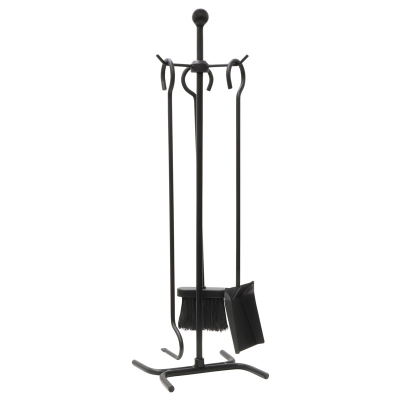Steel Fireplace Tool Set