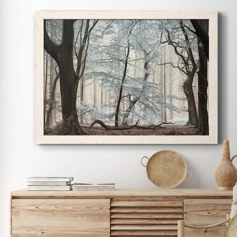 Silverwood - Reproduction d'art graphique sur toile encadrée, Blanc, H 31 po x l 44 po x P 1 po