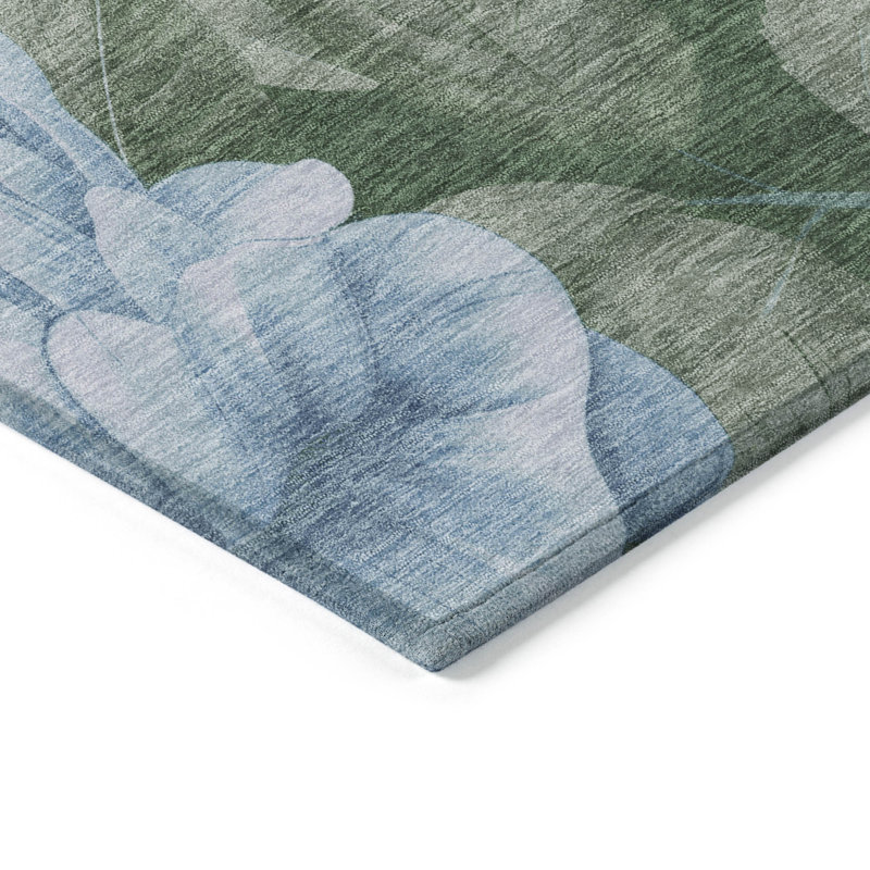 Machine Washable Indoor/Outdoor Chantille ACN1566 Sky Rug, Rectangle 5' x 7'6"