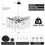 Lustre en cristal chromé 10 lumières Modern-1047968060-1047968057