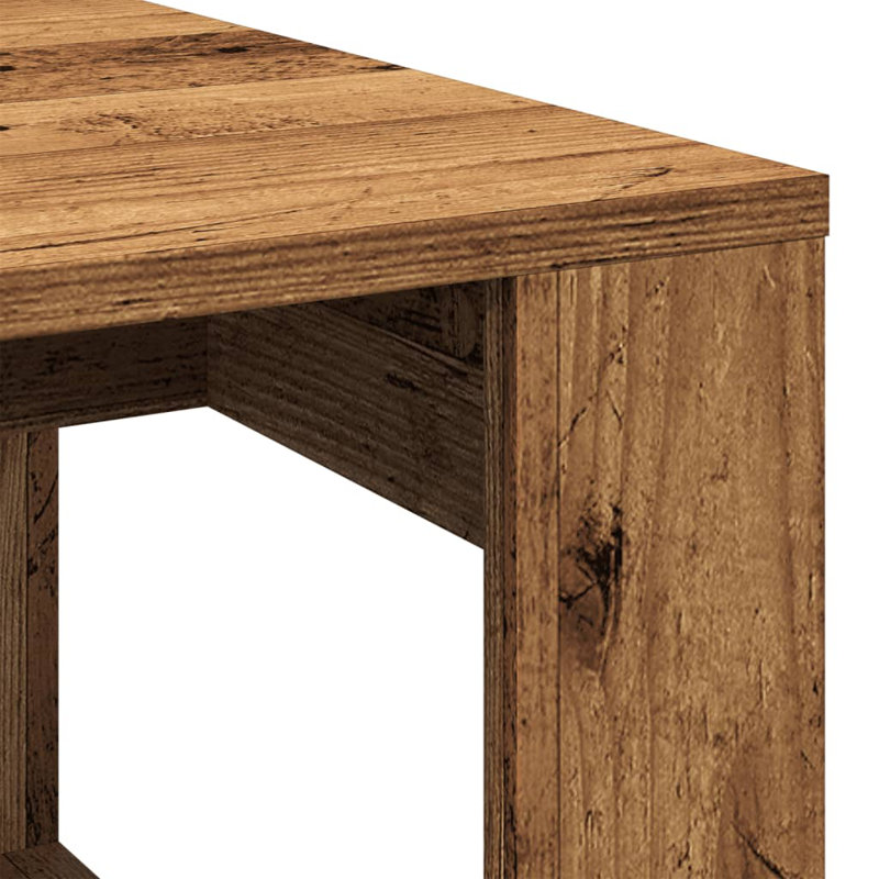 Coffee Table 102X50x35 Cm Engineered Wood, Old Wood
