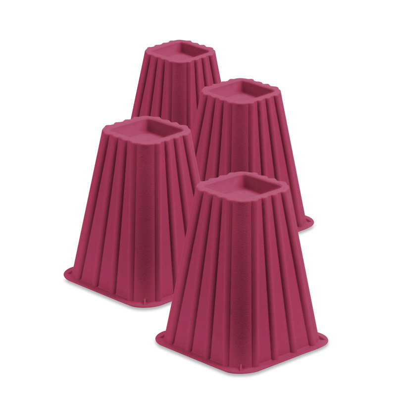 Lit surélevé empilable Wayfair Basics® Buser, Rose