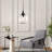 1 - Light Single Pendant With Clear Glass-1260606666
