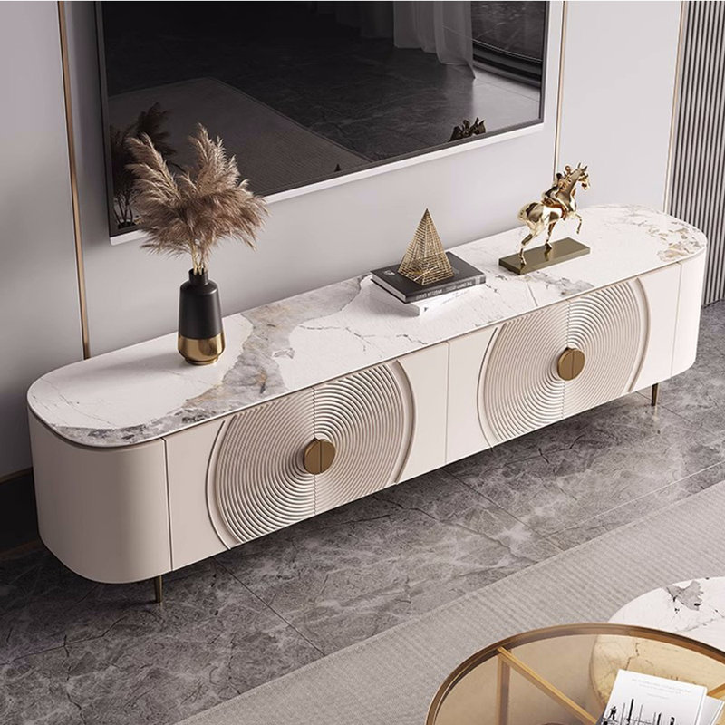 Meuble télé Modern, H 22,44 po x L 78,74 po x l 15,75 po