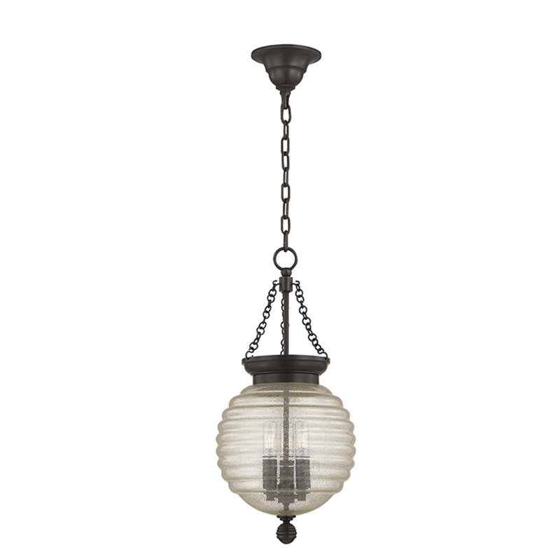 Coolidge 1 - Light Pendant, Aged Brass, 21" H x 10" W