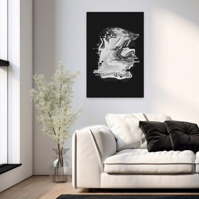 Art mural abstrait cheval de données II