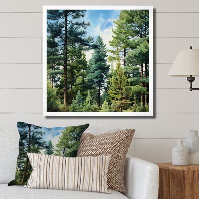 Green Pine Tree Emerald Symphony - impression