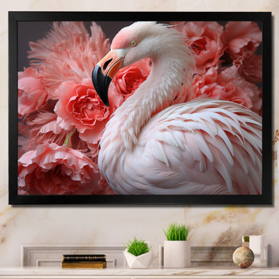 " Flamingo Elegance In Pink I "
