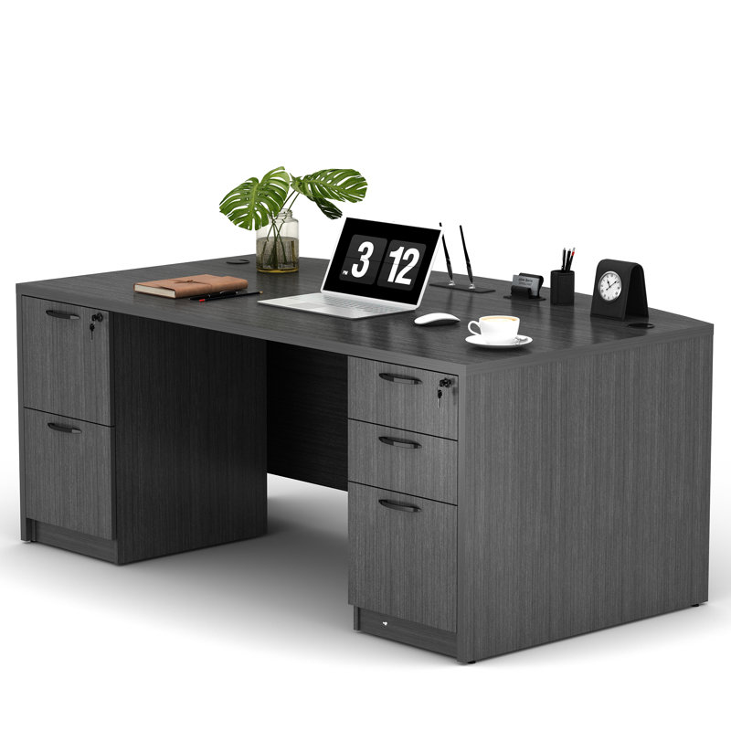 Parven Executive Desk, Licorice