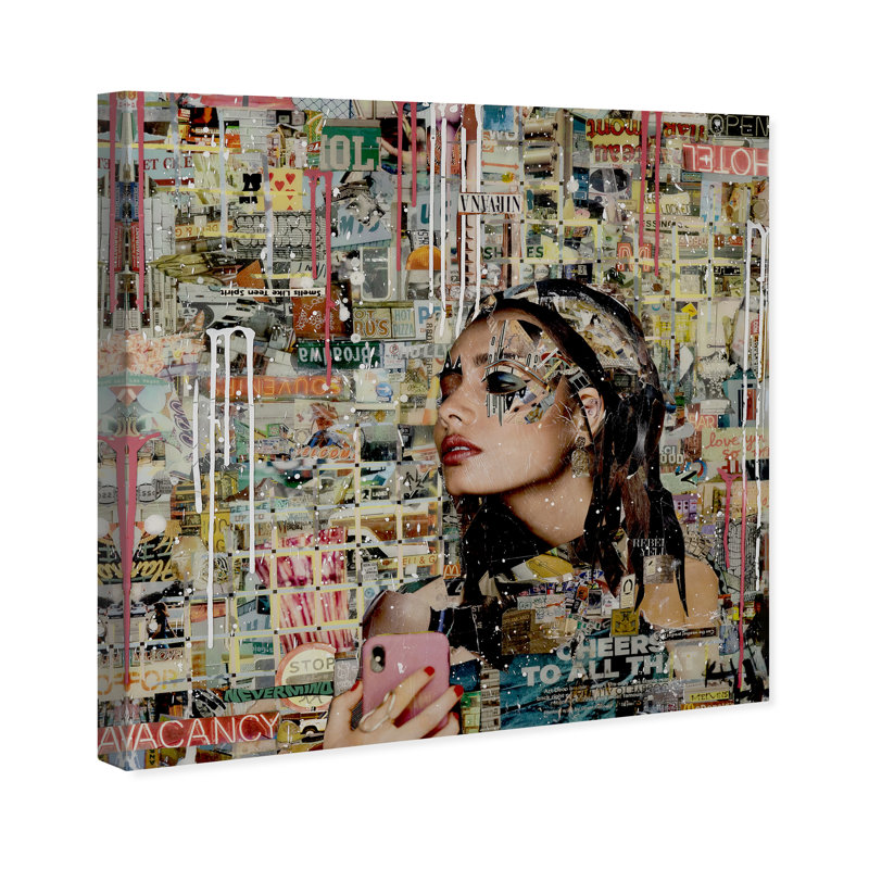 People and Portraits Katy Hirschfeld - Portraits de vacances - Reproduction d'art, H 40 po x l 40 po x P 2 po, Toile tendue