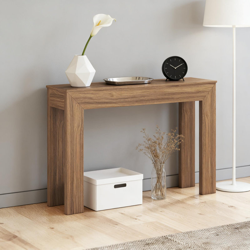 Table de canapé au design simple, table d'appoint élégante, table de vestibule, table console (table de console seulement incluse)
