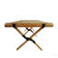 Table de salle à manger multifonctionnelle pliable en bois, naturelle
Intérieur et extérieur universel, naturel