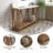Modern 2-Tier Farmhouse Entryway Living Room Console Accent Table-1258838970