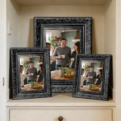 11" x 14" Black 3 PCS Gallery Wall Picture Frame for Shelf Decor