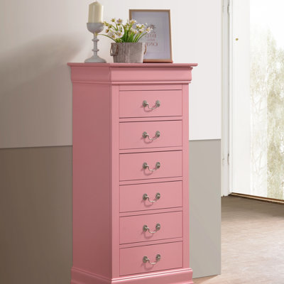 Commode pour la lingerie Louis Phillipe G3104-LC, pouvant être utilisée pour la salle à manger et le salon