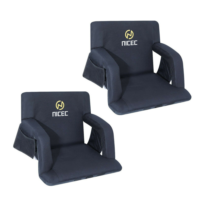 Siège de stade inclinable avec coussin