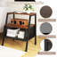 45cm W Metal Bedside Table
