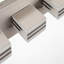 Éclairage pour salle de bain 4 lumières DEL nickel brossé à intensité variable, largeur 25,59 po, blanc froid 5500K pour salle de bain-1127828976