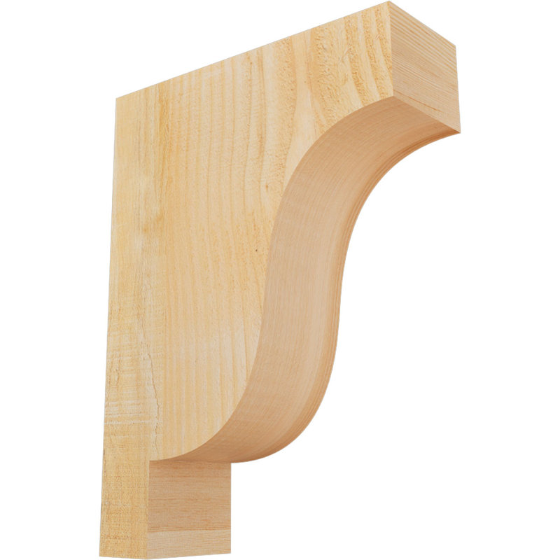 Newport Corbel, H 16 po x l 4 po x P 12 po, Sapin de Douglas, Sciage brut