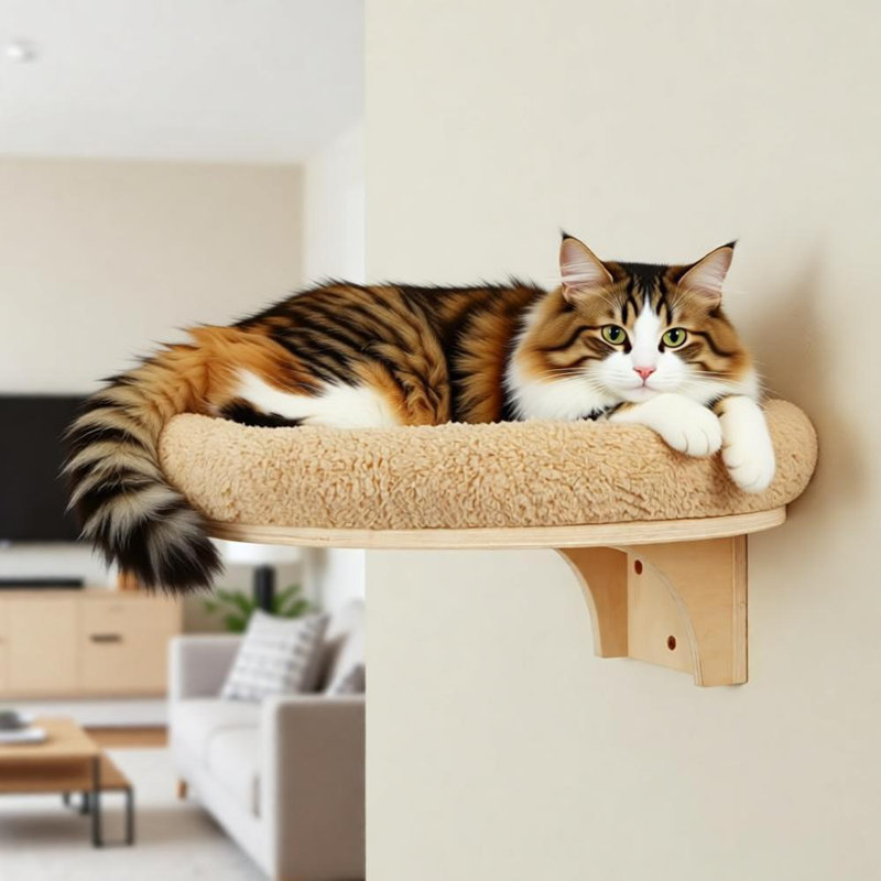 Lit pour chat mural
