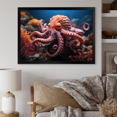 " Coral Octopus Serene Submersion I "