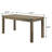 Marchetto Rustic Oak Rectangular Dining Table
