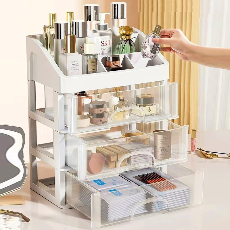 Omidyar Plastic Makeup Organizer